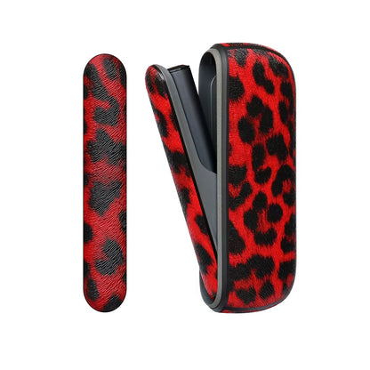 New Leopard Style Side Cover + Leather Case for IQOS Iluma Holder Pouch Protective Accessories