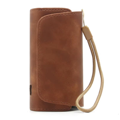 Fashion Flip Double Book Cover Case for Iqos 3.0 Pouch Bag Holder Cover Wallet Leather Case for Electronic Cigarette Accessories