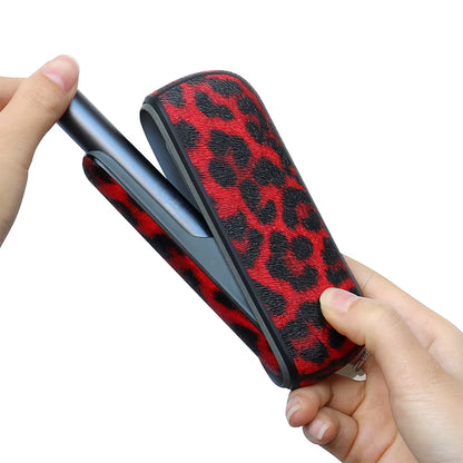 New Leopard Style Side Cover + Leather Case for IQOS Iluma Holder Pouch Protective Accessories